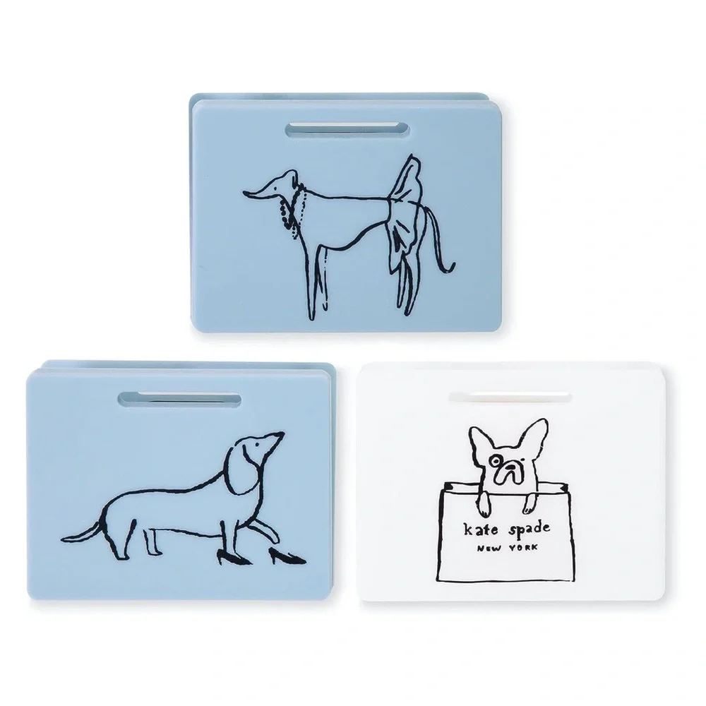 Kate Spade New York Dog Party Document Clip Set